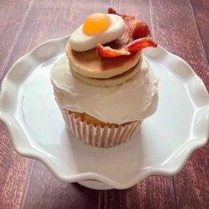 Bacon and Egg Cupcake